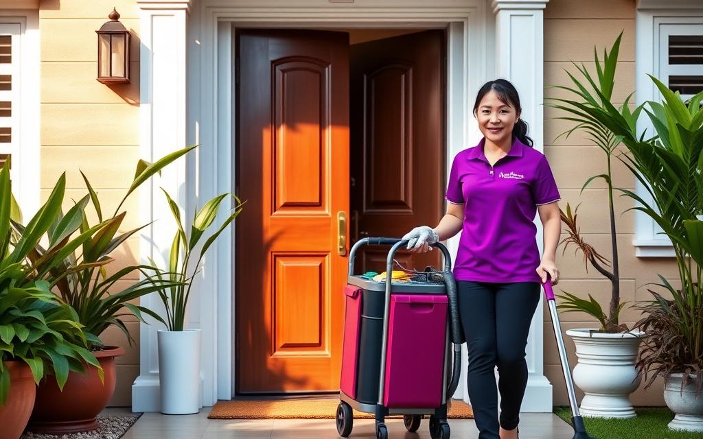 Climbkit team arriving at a client&rsquo;s front door with equipment