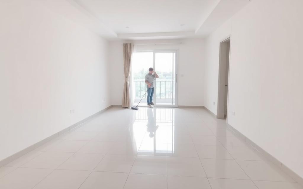Empty unit cleaned to handover standard
